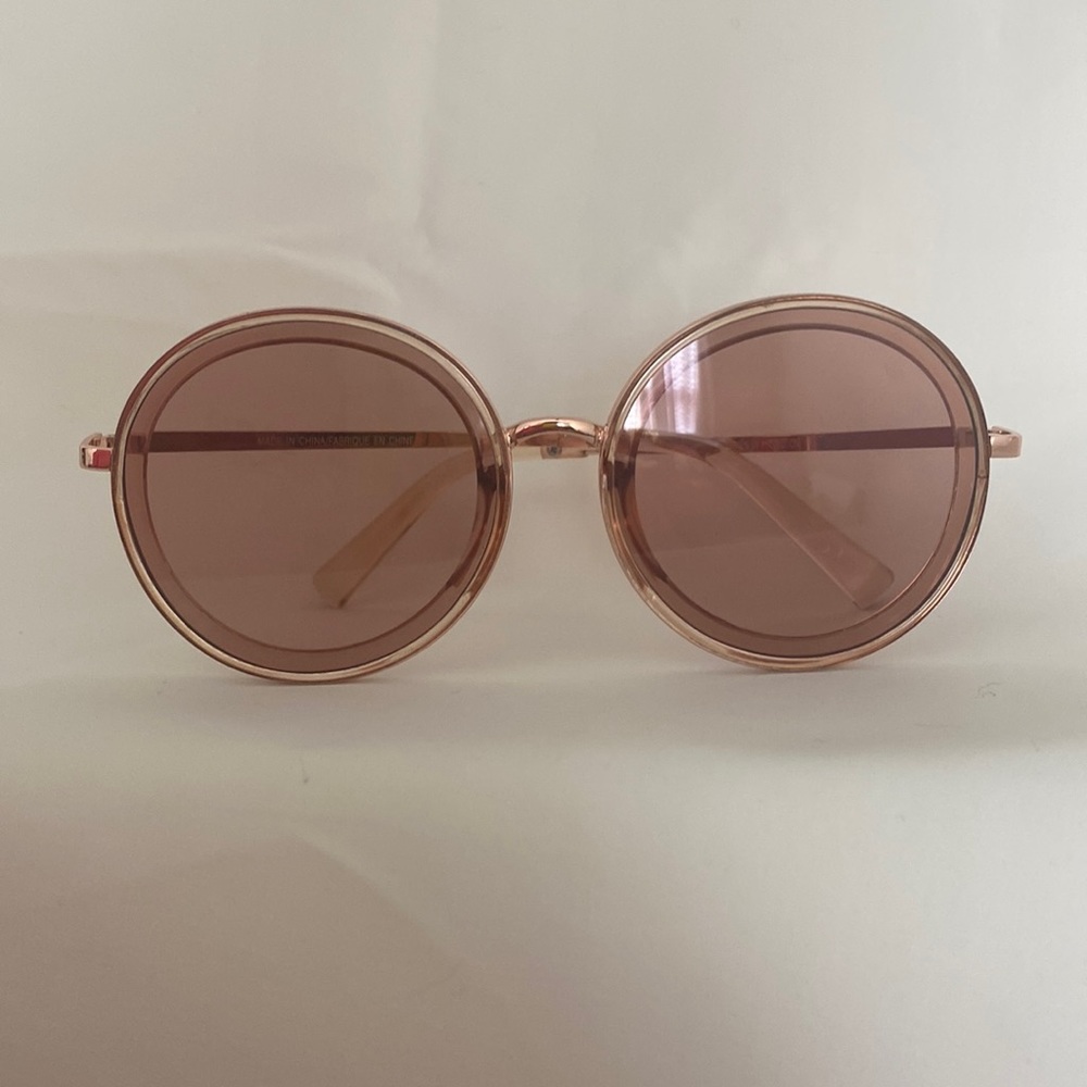 Round Rosegold Sunglasses